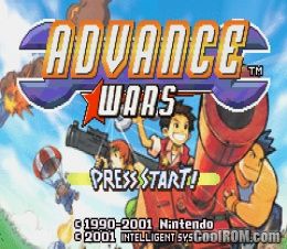 ... information and ROM download page for Advance Wars (Gameboy Advance