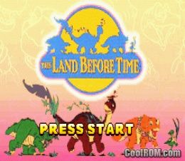 Land Before Time ROM Download for Gameboy Advance / GBA - CoolROM.com