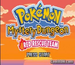 Pokemon Mystery Dungeon - Red Rescue Team ROM Download for Gameboy Advance / GBA - CoolROM.co.uk