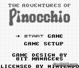 [Gameboy] The Adventure Of Pinocchio