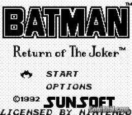 [Gameboy] Batman - Return of the Joker