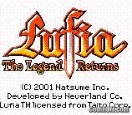 [Gbc] Lufia-The Legend Returns