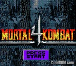 [Gbc] Mortal Kombat 4