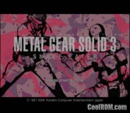 Metal Gear Solid 3 Snake Eater Ps2 Torrent Iso