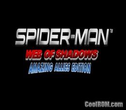 Spider Man Web Of Shadows Psp Rom Download