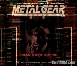 Metal Gear Solid Psx Rip