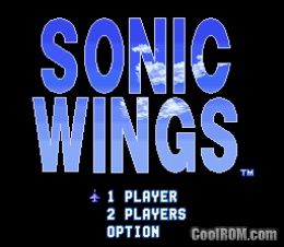 Sonic Wings (Japan)