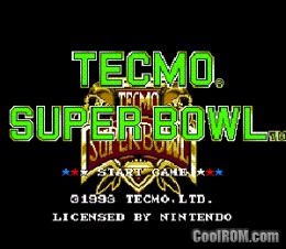 tecmo super bowl online game