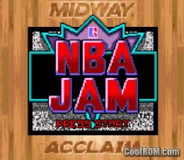 NBA Jam ROM Sega Game Gear - CoolROM.com
