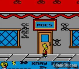 The Simpsons: Bart Vs. The Space Mutants Sur Game Gear – PAL – Testé Et Fonctionnel