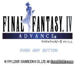 Final Fantasy Iv Advance Japan Rom Download For Gameboy Advance Gba Coolrom Com