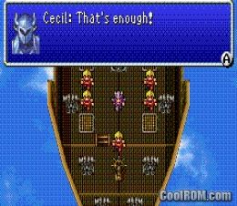 Final Fantasy Iv Advance Rom Download For Gameboy Advance Gba Coolrom Com