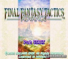 Final Fantasy Tactics Advance Rom Download For Gameboy Advance Gba Coolrom Com