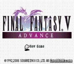 Final Fantasy V Advance Rom Download For Gameboy Advance Gba Coolrom Com