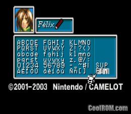 game boy advance golden sun rom