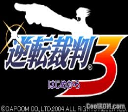 Gyakuten Saiban 3 (Japan) ROM Gameboy Advance / GBA - CoolROM.com