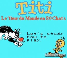 Titi Le Tour Du Monde En 80 Chats France Rom Download For Gameboy Color Gbc Coolrom Com