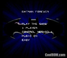 Batman Forever ROM Download for 