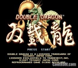 Double Dragon ROM Sega Genesis - CoolROM.com