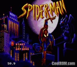 Spider-Man - The Animated Series ROM Sega Genesis - CoolROM.com