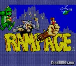 Rampage ROM Download for Sega Master 