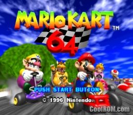 Mario Kart 64 (Europe) ROM Nintendo 64 / N64 - CoolROM.com