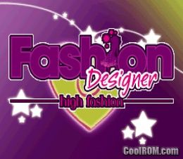 Fashion Designer - High Fashion (Europe) ROM Nintendo DS / NDS ...