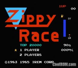 Zippy Race (Japan) ROM Nintendo / NES - CoolROM.com