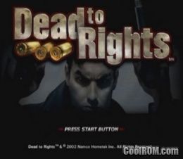 Dead To Rights Rom Iso Download For Sony Playstation 2 Ps2 Coolrom Com