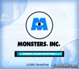 Disney-Pixar Monsters, Inc. ROM (ISO) Download for Sony Playstation 2 ...