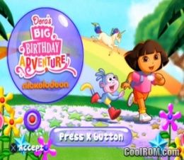 Dora the Explorer - Doras Big Birthday Adventure ROM (ISO) Sony ...