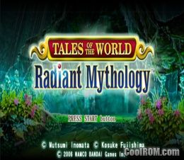 Tales of the World Radiant Mythology Sony PSP Playstation Portable Pal