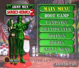 Army Men Sarge S Heroes 2 Rom Iso Download For Sony Playstation Psx Coolrom Com