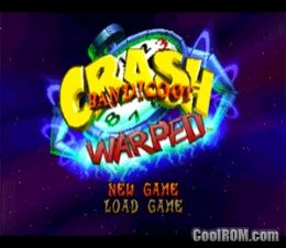 Crash Bandicoot - Warped ROM (ISO) Download For Sony Playstation.