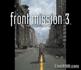 Front Mission 3 Japan Rom Iso Download For Sony Playstation Psx Coolrom Com