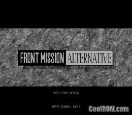 Front Mission Alternative Japan Rom Iso Download For Sony Playstation Psx Coolrom Com