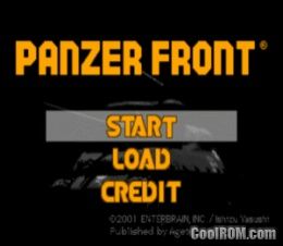 Panzer Front Rom Iso Download For Sony Playstation Psx Coolrom Com