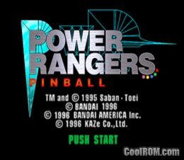 Power Rangers Pinball (Japan) ROM (ISO) Download for Sony Playstation ...