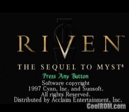 riven the sequel to myst for windows 10