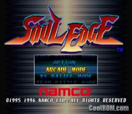 Soul Edge (Japan) ROM (ISO) Sony Playstation / PSX - CoolROM.com