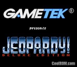 Jeopardy! Deluxe Edition ROM Download for Super Nintendo / SNES ...