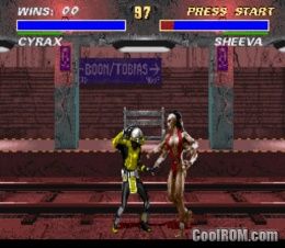 mortal kombat 3 cool rom