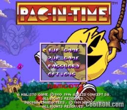 Pac-in-Time (Japan) ROM Super Nintendo / SNES - CoolROM.com