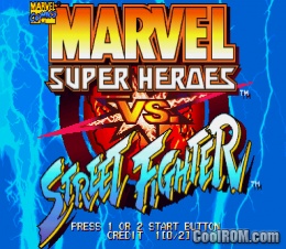 Marvel Super Heroes vs. Street Fighter - Old Games Download