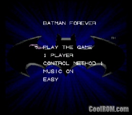 Batman Forever Sega Genesis ROM Download