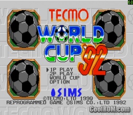 Tecmo World Cup 92 Japan Rom Download For Coolrom Com