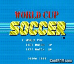 World Championship Soccer 2 ROM - Sega Download - Emulator Games