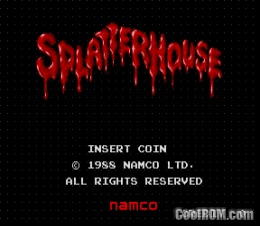 splatterhouse 1 sega genesis rom