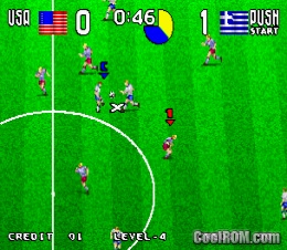 tecmo world soccer 96 neo geo