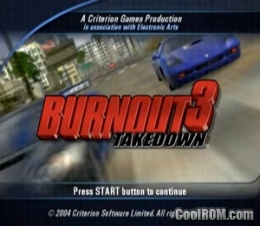 BURNOUT 3: TAKEDOWN PS2 ISO 